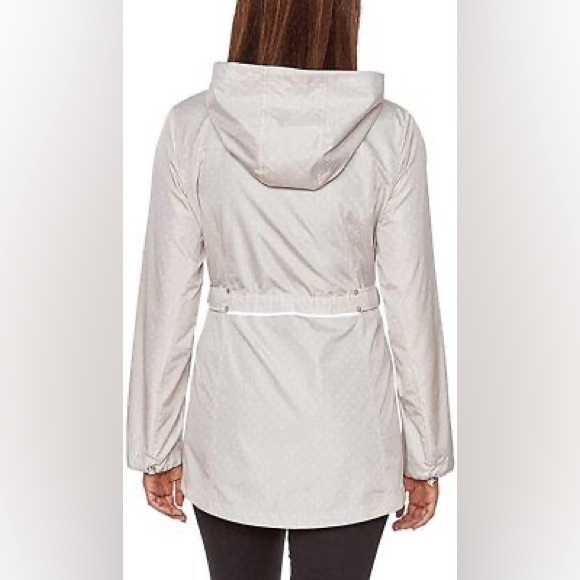 Jones New York Polka Dot Rain Jacket - Picture 4 of 8